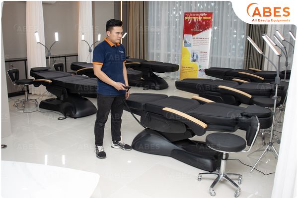 Giường chỉnh điện cao cấp tay gỗ Hi-MEC HMBB-8030