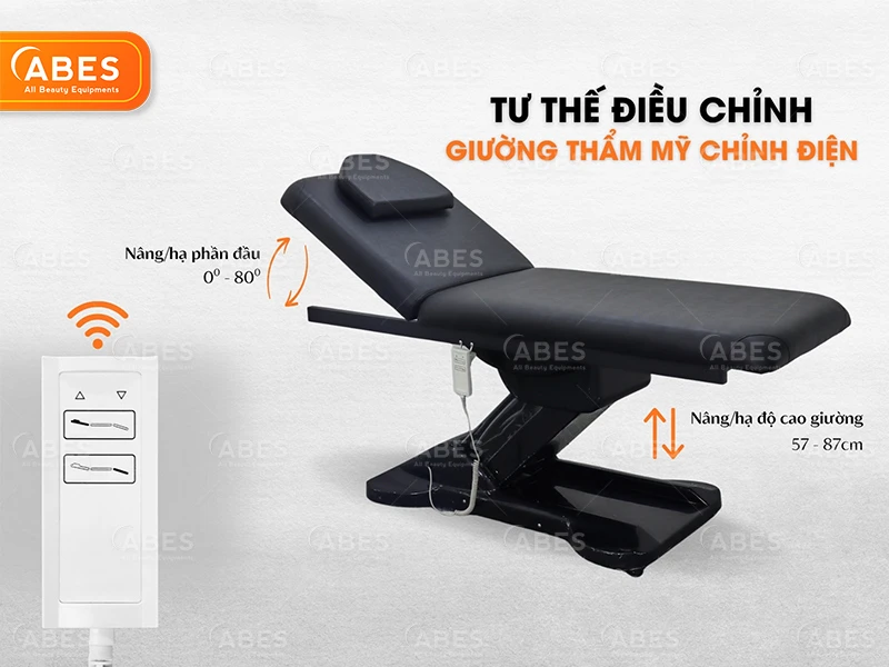 Giường Phun Xăm Chỉnh Điện Hi-MEC HMBB-8050 | ABES