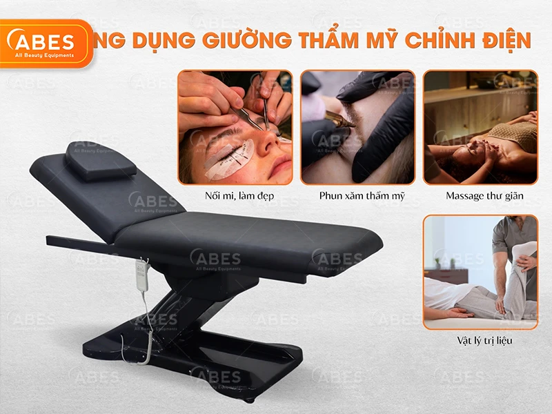 Giường Phun Xăm Chỉnh Điện Hi-MEC HMBB-8050 | ABES