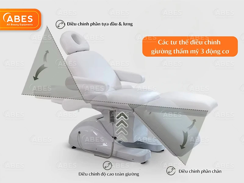Giường Phun Xăm Chỉnh Điện Hi-MEC HMBB-C800 | ABES