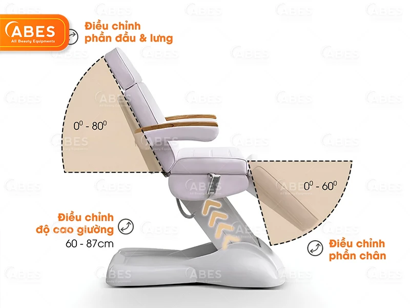 Giường Phun Xăm Chỉnh Điện Hi-MEC HMBB-C830 | ABES