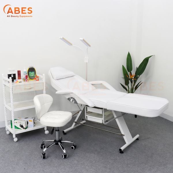 Giường phun xăm Hi-MEC HMBB 8250 Trắng