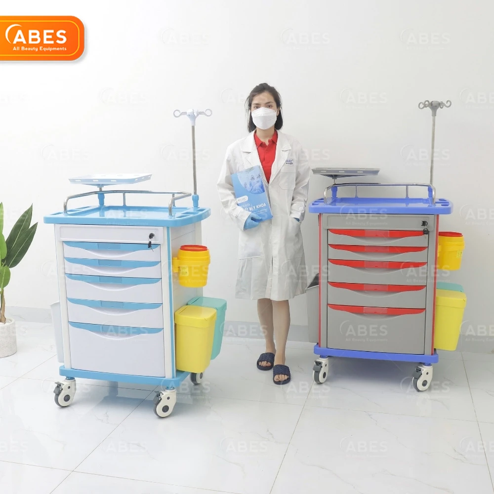 Xe đẩy thuốc cấp cứu Hi-MEC HMBC-202 