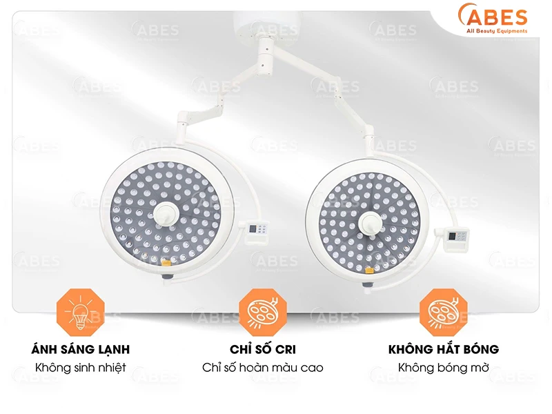 Sử dụng đèn mổ bóng LED tối ưu chất lượng ánh sáng