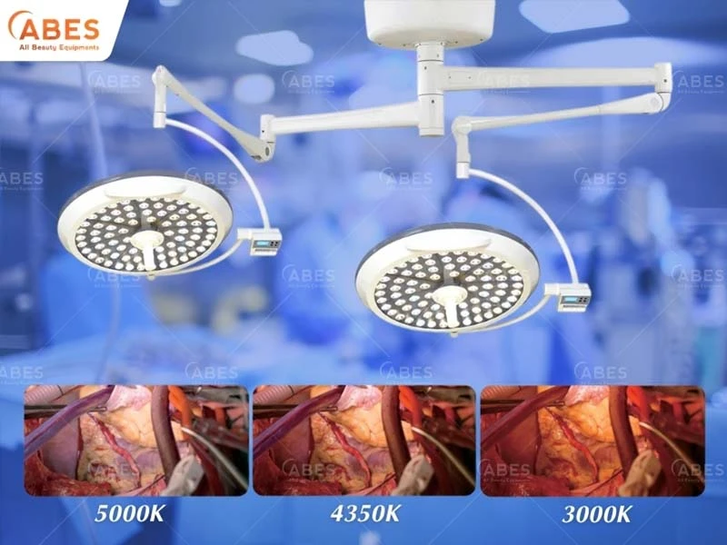 Đèn phẫu thuật treo trần có chỉ số hoàn màu (CRI) ≥95