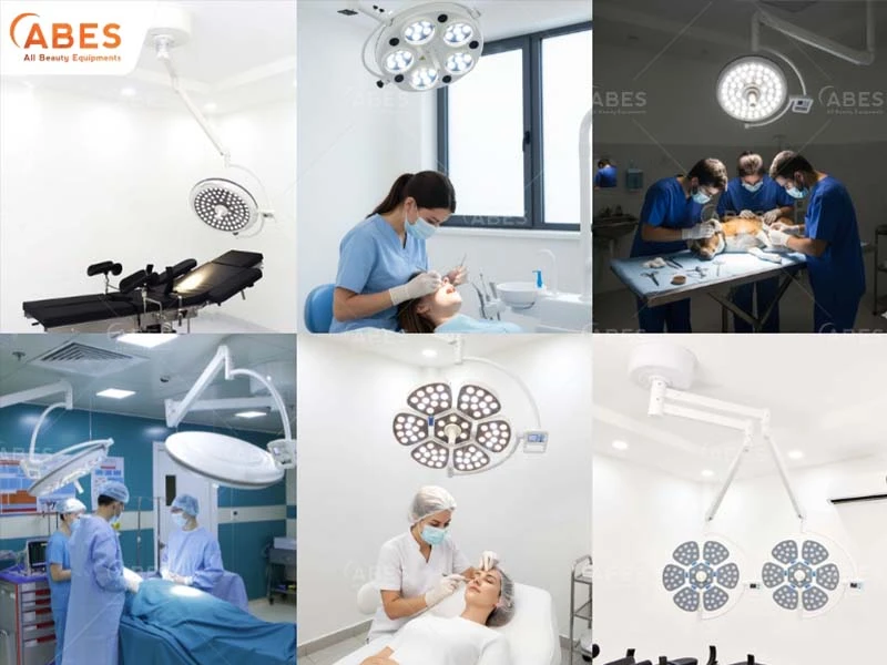 Đèn phẫu thuật treo trần được ứng dụng rộng rãi trong nhiều lĩnh vực khác nhau