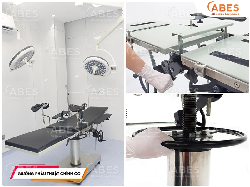 Giường phẫu thuật chỉnh cơ Hi-MEC, điều chỉnh dễ dàng