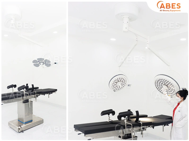 Một số loại đèn mổ treo trần Hi-MEC phổ biến