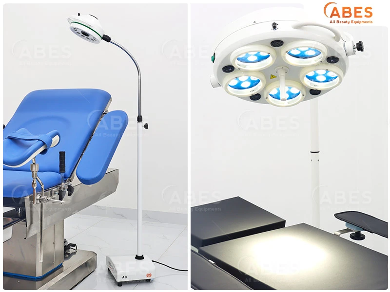 Hai loại đèn mổ di động thông dụng