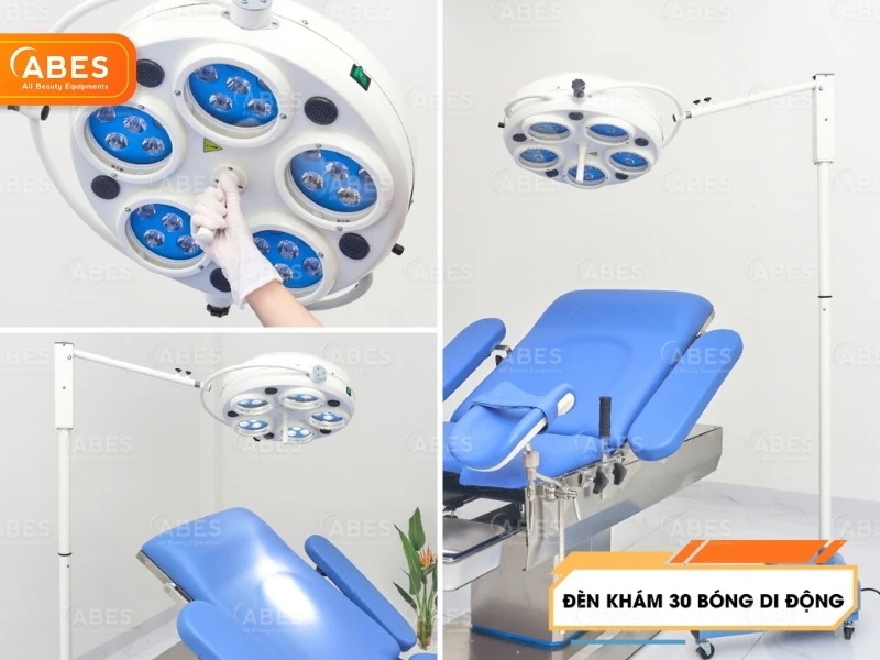 Đèn khám 30 bóng di động là thiết bị đáng để đầu tư