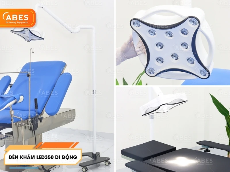 Đèn khám LED350 di động với công tắc sensor cảm biến