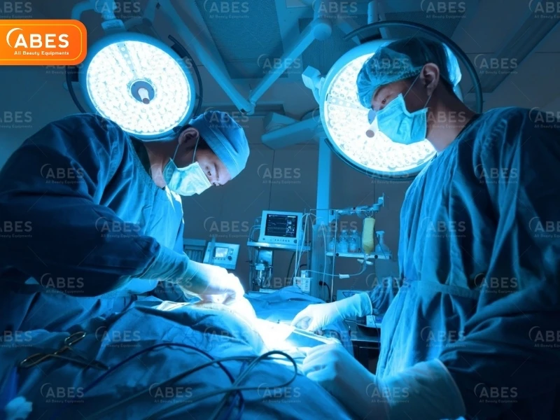 Đèn mổ treo trần là thiết bị không thể thiếu trong phòng phẫu hiện đại