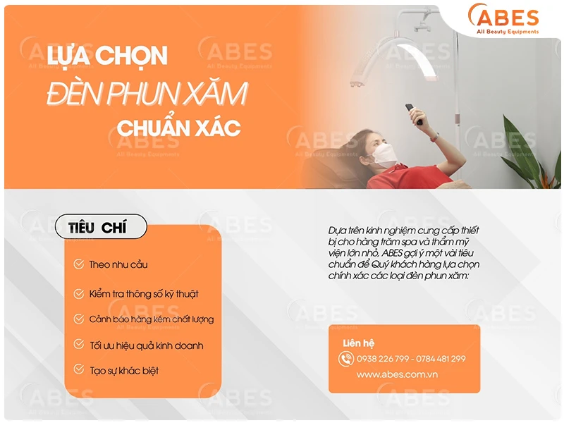 Bí quyết lựa chọn đèn phun xăm chuẩn xác