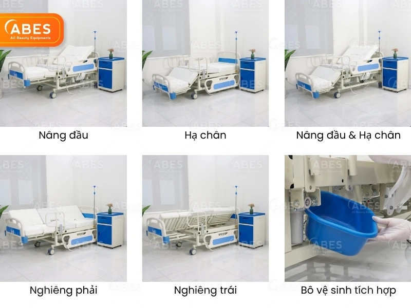 Giường tùy chỉnh được nhiều tư thế cần thiết