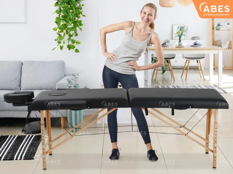 Giường vali được thiết kế để gấp gọn thành hình dạng vali nhỏ gọn