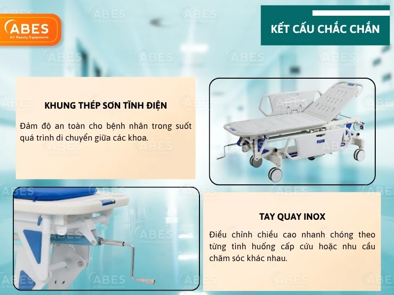Khung băng ca chắc chắn - đạt tiêu chuẩn kỹ thuật