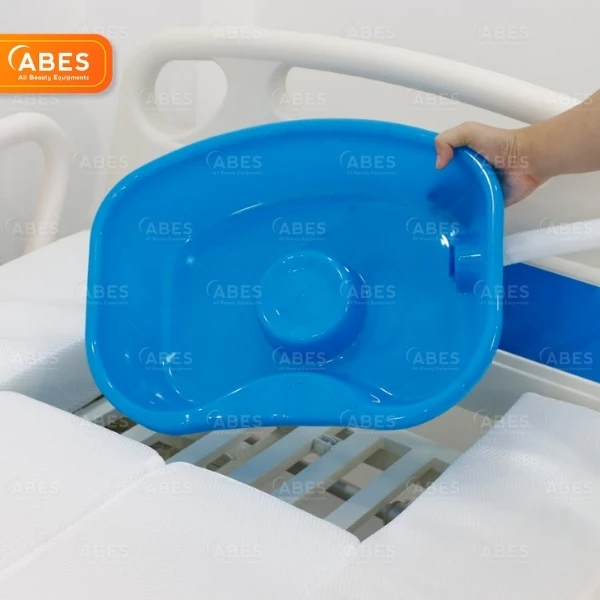 Phần chậu gội đầu đi kèm giường cấp cứu giúp việc vệ sinh cá nhân cho người bệnh đơn giản hơn