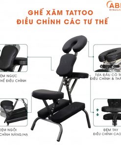 Ghế xăm tattoo, ghế massage đa năng Hi-MEC HMBS-1010