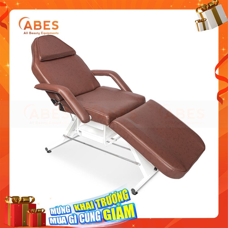 Giường phun xăm chỉnh cơ Hi-MEC HMBB 8250 màu nâu