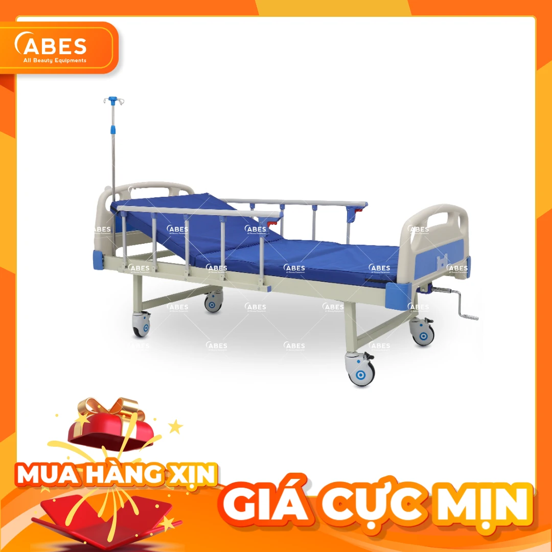 Giường Bệnh Nhân 1 Tay Quay Hi-MEC HMHB-1010