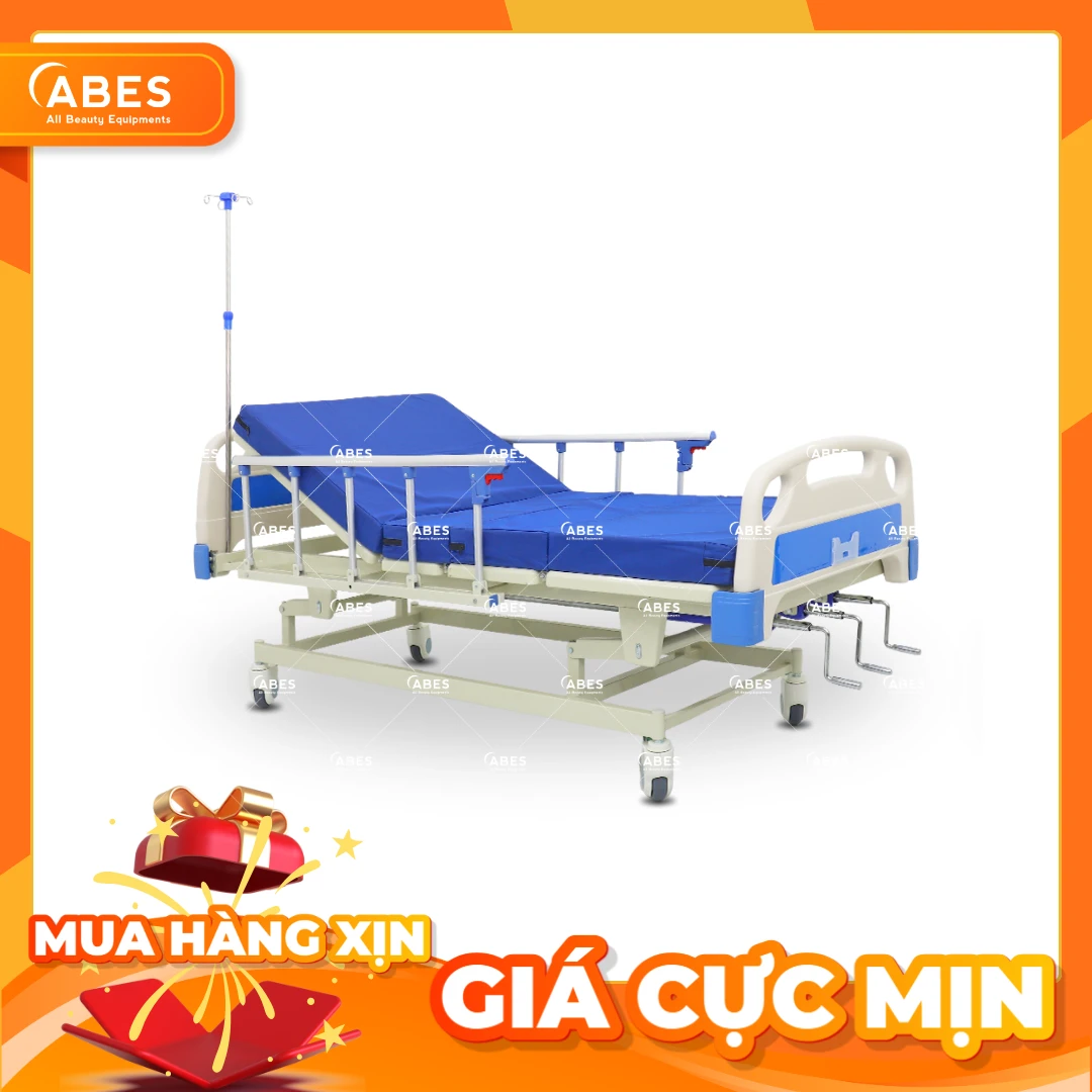 Giường Bệnh Nhân 3 Tay Quay Hi-MEC HMHB-1030