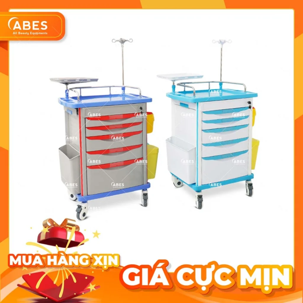 Xe Đẩy Thuốc Cấp Cứu Hi-MEC HMBC-202