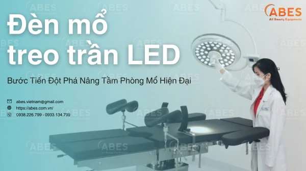 Đèn Mổ Treo Trần LED – Bước Tiến Đột Phá Nâng Tầm Phòng Mổ Hiện Đại